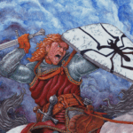 The Brotherhood of Broken Men Acrylic Painting The Brotherhood of Broken Men Book Cover by Scott A. Story