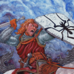 The Brotherhood of Broken Men Acrylic Painting The Brotherhood of Broken Men Book Cover by Scott A. Story